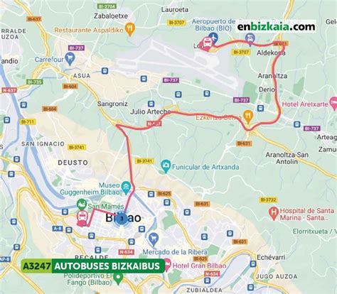 Horario de Autobus BIZKAIBUS de Bakio a Bilbao bilbao